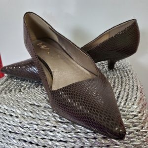 MIA Brown Kitten-heel Shoes